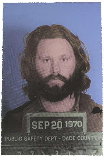 Jim Morrison Mugshot